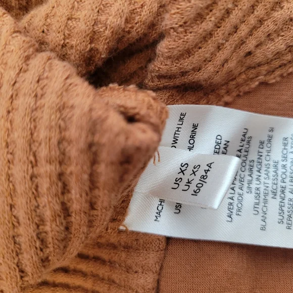 NEW We The Free People Cool & Clean Thermal Waffle Knit Button Down Shirt XS - Picture 14 of 16